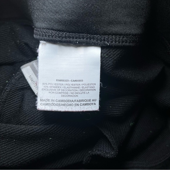 Nike Dri Fit Black Track Pants Elastic Drawstring Waistband Bootcut Hem Active - Picture 7 of 11